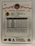 #43 Artem Anisimov Chicago Blackhawks 2018-19 Upper Deck Series One Hockey Card