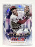 #SMLBC-21 Shohei Ohtani Chrome Stars of MLB Los Angeles Angels 2023 Topps Series One Baseball Card
