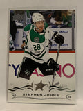 #62 Stephen Johns Dallas Stars 2018-19 Upper Deck Series One Hockey Card