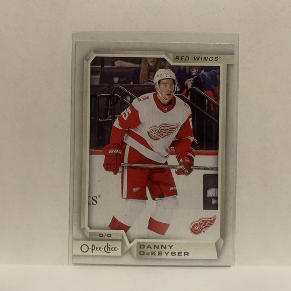 #254 Danny Dekeyser Detroit Red Wings 2018-19 O-Pee-Chee Hockey Card JQ