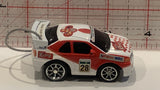 White #28 Mini WRC Racer Unbranded Toy Diecast Car