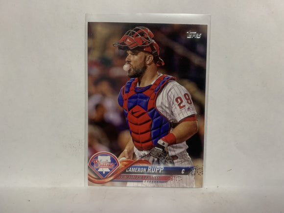 #308 Cameron Rupp Philadelphia Phillies 2018 Topps Series 1 Baseball Card NO