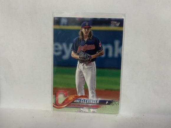 #237 Mike Clevinger Cleveland Indians 2018 Topps Series 1 Baseball Card NP