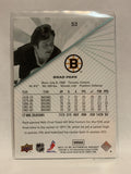 #53 Brad Park Boston Bruins 2011-12 SP Authentic Hockey Card  NHL