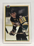 #210 John Cullen Pittsburgh Penguins 1991-92 Bowman Hockey Card