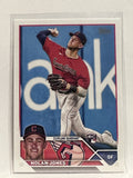 #129 Nolan Jones Rookie Cleveland Guardians 2023 Topps Series One Baseball Card