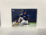 #268 Neil Walker Milwaukee Brewers 2018 Topps Series 1 Baseball Card NP