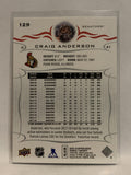 #129 Craig Anderson Ottawa Senators 2018-19 Upper Deck Series One Hockey Card