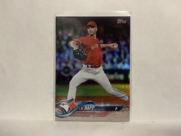 #213 J.A. Happ Toronto Blue Jays 2018 Topps Series 1 Baseball Card NP