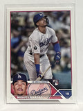 #163 Miguel Vargas Rookie Los Angeles Dodgers 2023 Topps Series One Baseball Card