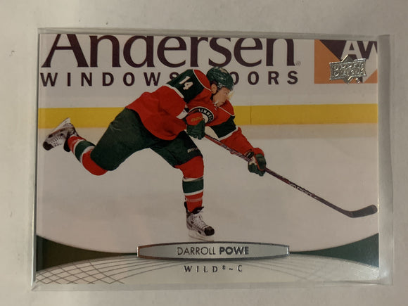 #365 Darroll Powe Minnesota Wild 2011-12 Upper Deck Series Two Hockey Card  NHL