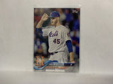 #228 Zack Wheeler New York Mets 2018 Topps Series 1 Baseball Card NP