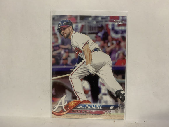 #282 Ender Inciarte Atlanta Braves 2018 Topps Series 1 Baseball Card NP