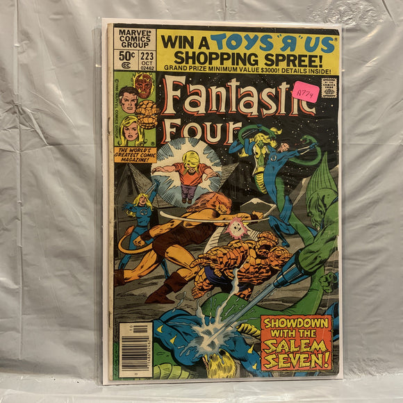 #223 Fantastic Four Showdown with The salem Seven Marvel Comics BN 9081