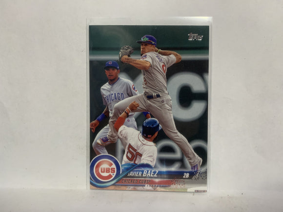 #265 Javier Baez Chicago Cubs 2018 Topps Series 1 Baseball Card NP