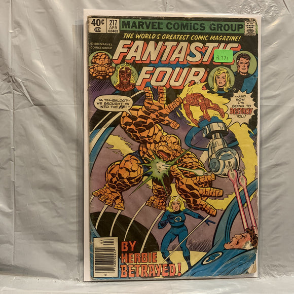 #217 Fantastic Four By Herbie Betrayed Marvel Comics BN 9084