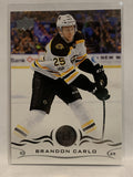 #17 Brandon Carlo Boston Bruins 2018-19 Upper Deck Series One Hockey Card