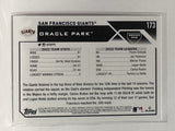 #173 Oracle Park San Francisco Giants 2023 Topps Series One Baseball Card