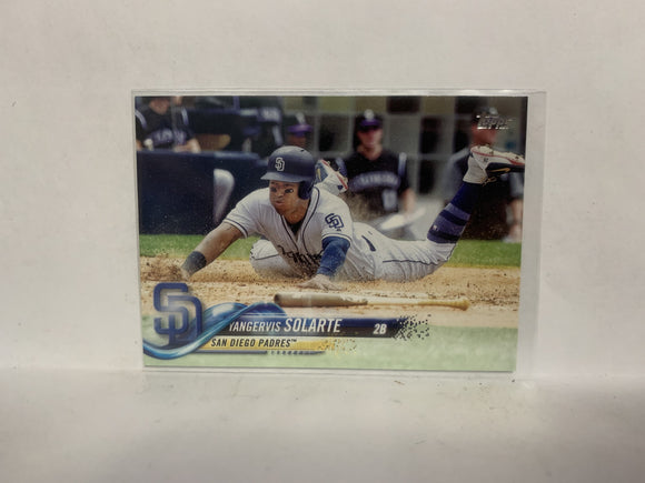 #246 Yangeruis Solarte San Diego Padres 2018 Topps Series 1 Baseball Card NP