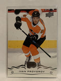 #136 Ivan Provorov Philadelphia Flyers 2018-19 Upper Deck Series One Hockey Card