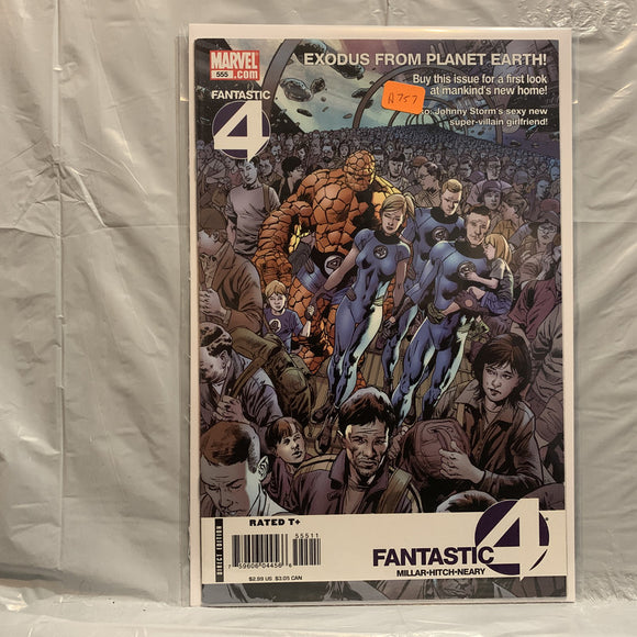 #555 Fantastic Four Exodus From Planet Earth Marvel Comics BN 9096