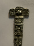 Juneau Alaska Totem Pole Pewter Fort Souvenir Spoon