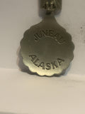 Juneau Alaska Totem Pole Pewter Fort Souvenir Spoon