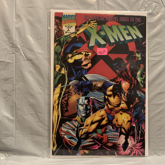 #2 X-Men The Offical Marvel Index Marvel Comics BN 9105
