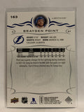 #163 Brayden Point Tampa Bay Lightning 2018-19 Upper Deck Series One Hockey Card