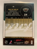 #40 Martin Havlat Minnesota Wild 2011-12 MVP Upper Deck Hockey Card  NHL
