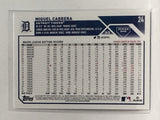 #24 Miguel Cabrera Detroit Tigers 2023 Topps Series One Baseball Card