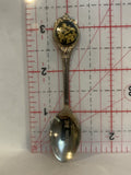 Ft Fort Nelson BC Gold Flecks Souvenir Spoon