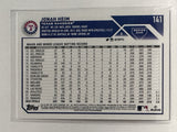 #141 Jonah Heim Texas Rangers 2023 Topps Series One Baseball Card