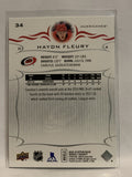 #34 Haydn Fleury Carolina Hurricanes 2018-19 Upper Deck Series One Hockey Card
