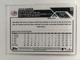#33 Kyle Farmer Cincinnati Reds 2023 Topps Series One Baseball Card