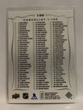 #199 Marc-Andre Fleury Connor Hellebuyck Checklist 2018-19 Upper Deck Series One Hockey Card