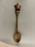 Cranbrook BC Canada Maple Leaf Souvenir Spoon