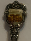 Rhodes Crest Emblem Greece Souvenir Spoon