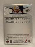 #351 Matthew Halischuk Nashville Predators 2011-12 Upper Deck Series Two Hockey Card  NHL