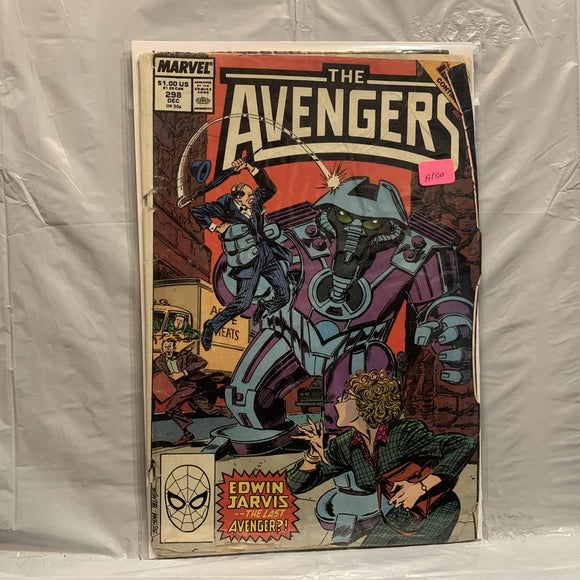 #298 The Avengers Edwin Jarvis The Last Avenger Marvel Comics BO 9153