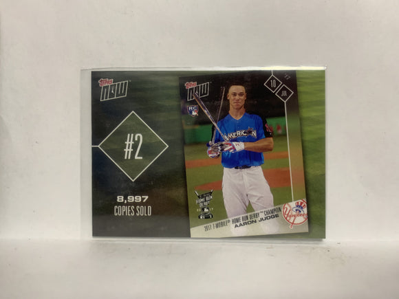 TN-2 Aaron Judge New York Yankees 2018 Topps Series 1 Baseball Card NR