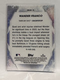 #SMLBC-18 Wander Franco Chrome Stars of MLB Tampa Bay Rays 2023 Topps Series One Baseball Card