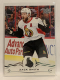 #130 Zack Smith Ottawa Senators 2018-19 Upper Deck Series One Hockey Card