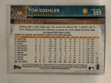 #351 Tom Koehler Miami Marlins 2015 Topps Series One Baseball Card