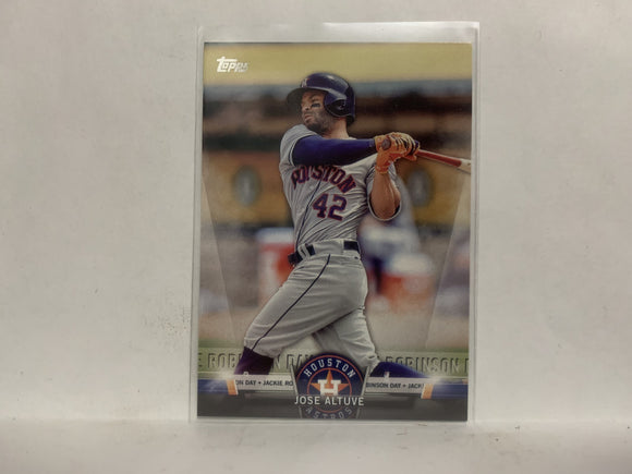 TS-7 Jose Altuve Houston Astros 2018 Topps Series 1 Baseball Card NR