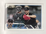 #18 Tanner Scott Miami Marlins 2023 Topps Series One Baseball Card
