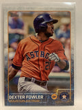 #347 Dexter Fowler Houston Astros 2015 Topps Series One Baseball Card
