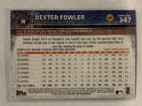 #347 Dexter Fowler Houston Astros 2015 Topps Series One Baseball Card