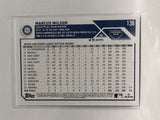 #138 Marcus Wilson Rookie Seattle Mariners 2023 Topps Series One Baseball Card