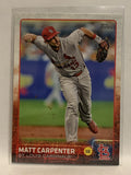 #336 Matt Carpenter St Louis Cardinals 2015 Topps Series One Baseball Card